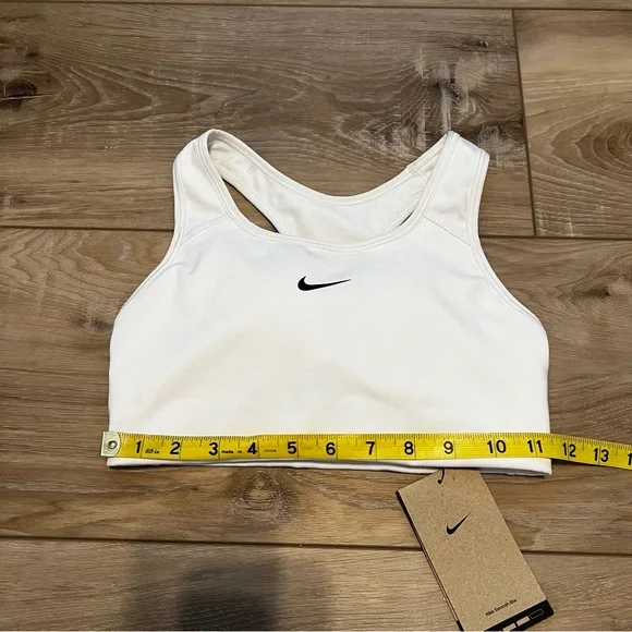 Nike Swoosh Bra. White Size XSmall. New with Tags. - Picture 8 of 14